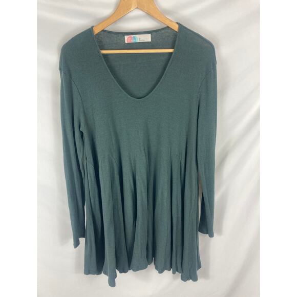 Free People FP Beach Linen Blend Long Sleeve Dress Size XS - Picture 3 of 7